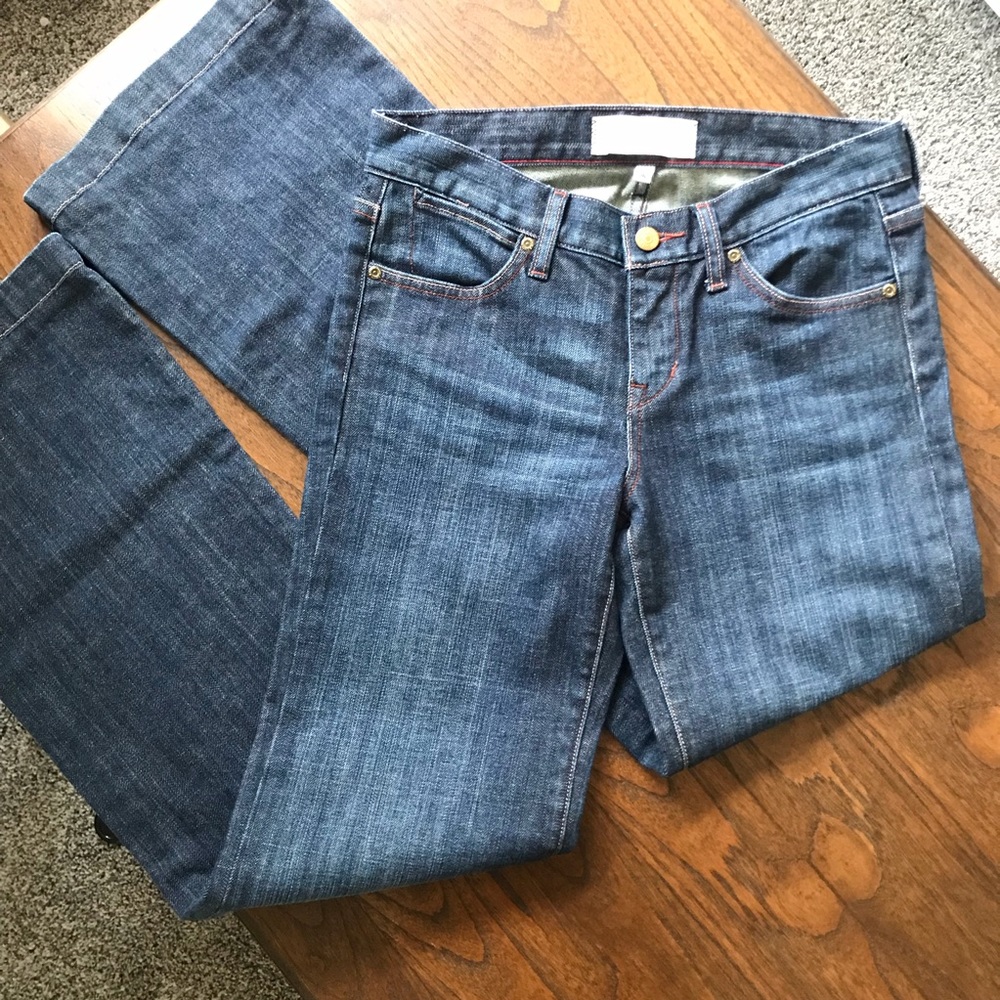 Sz 2 Paper Denim & Cloth Straight-Leg Flare Jeans